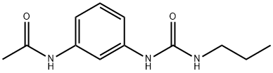 N-[3-(propylcarbamoylamino)phenyl]acetamide Structure