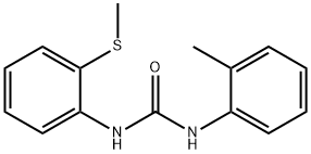 1-(2-methylphenyl)-3-(2-methylsulfanylphenyl)urea 结构式