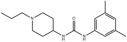 1-(3,5-dimethylphenyl)-3-(1-propylpiperidin-4-yl)urea Structure