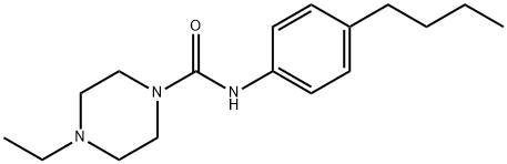 N-(4-butylphenyl)-4-ethylpiperazine-1-carboxamide Structure