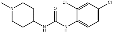 1-(2,4-dichlorophenyl)-3-(1-methylpiperidin-4-yl)urea Structure