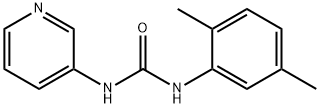 1-(2,5-dimethylphenyl)-3-pyridin-3-ylurea 结构式