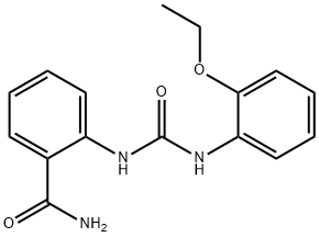 2-[(2-ethoxyphenyl)carbamoylamino]benzamide Structure