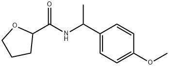 N-[1-(4-methoxyphenyl)ethyl]oxolane-2-carboxamide Structure