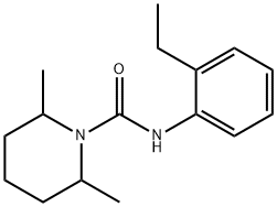 N-(2-ethylphenyl)-2,6-dimethylpiperidine-1-carboxamide Structure