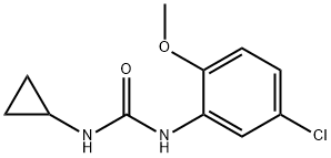 1-(5-chloro-2-methoxyphenyl)-3-cyclopropylurea Structure