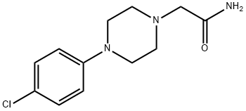 2-[4-(4-chlorophenyl)piperazin-1-yl]acetamide Struktur