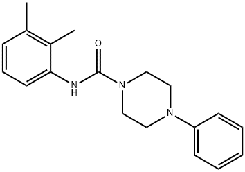 N-(2,3-dimethylphenyl)-4-phenylpiperazine-1-carboxamide Structure