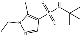 N-tert-butyl-1-ethyl-5-methylpyrazole-4-sulfonamide Structure