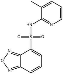N-(3-methylpyridin-2-yl)-2,1,3-benzoxadiazole-4-sulfonamide Struktur