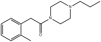 2-(2-methylphenyl)-1-(4-propylpiperazin-1-yl)ethanone Structure