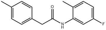 N-(5-fluoro-2-methylphenyl)-2-(4-methylphenyl)acetamide,898134-10-6,结构式