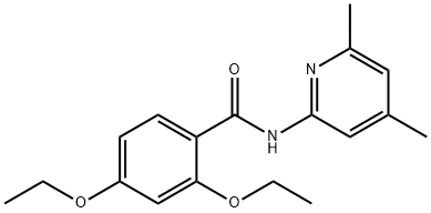 N-(4,6-dimethylpyridin-2-yl)-2,4-diethoxybenzamide Structure