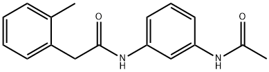 N-(3-acetamidophenyl)-2-(2-methylphenyl)acetamide Structure