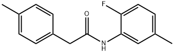 N-(2-fluoro-5-methylphenyl)-2-(4-methylphenyl)acetamide Structure