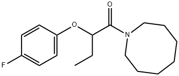 1-(azocan-1-yl)-2-(4-fluorophenoxy)butan-1-one Structure