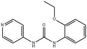 1-(2-ethoxyphenyl)-3-pyridin-4-ylurea Struktur