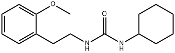 1-cyclohexyl-3-[2-(2-methoxyphenyl)ethyl]urea Structure