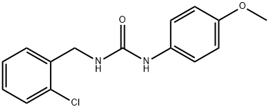 1-[(2-chlorophenyl)methyl]-3-(4-methoxyphenyl)urea Structure