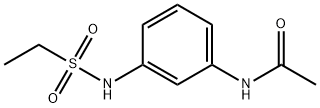 N-[3-(ethylsulfonylamino)phenyl]acetamide 结构式