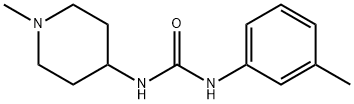 1-(3-methylphenyl)-3-(1-methylpiperidin-4-yl)urea Structure