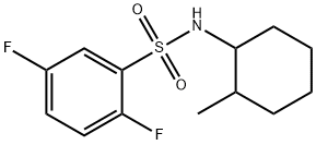 2,5-difluoro-N-(2-methylcyclohexyl)benzenesulfonamide Structure