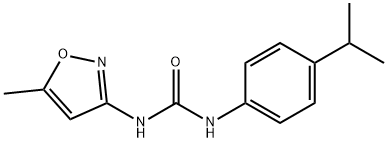 1-(5-methyl-1,2-oxazol-3-yl)-3-(4-propan-2-ylphenyl)urea Structure