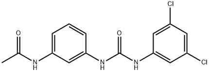 N-[3-[(3,5-dichlorophenyl)carbamoylamino]phenyl]acetamide Structure