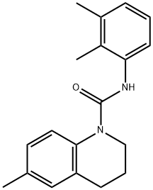 N-(2,3-dimethylphenyl)-6-methyl-3,4-dihydro-2H-quinoline-1-carboxamide Struktur