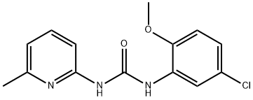 1-(5-chloro-2-methoxyphenyl)-3-(6-methylpyridin-2-yl)urea Structure