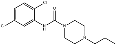 N-(2,5-dichlorophenyl)-4-propylpiperazine-1-carboxamide Structure