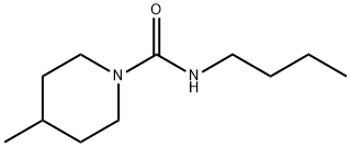 N-butyl-4-methylpiperidine-1-carboxamide Struktur