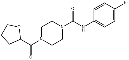 915888-79-8 N-(4-bromophenyl)-4-(oxolane-2-carbonyl)piperazine-1-carboxamide