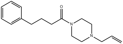 4-phenyl-1-(4-prop-2-enylpiperazin-1-yl)butan-1-one Struktur