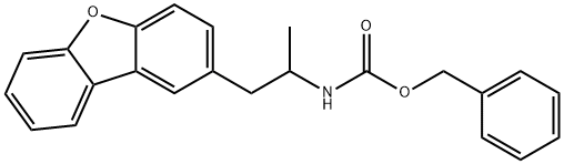 benzyl N-(1-dibenzofuran-2-ylpropan-2-yl)carbamate 结构式