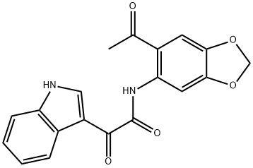 924834-72-0 N-(6-acetyl-1,3-benzodioxol-5-yl)-2-(1H-indol-3-yl)-2-oxoacetamide