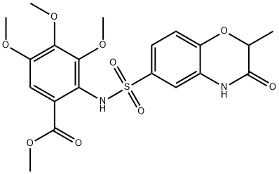 924842-29-5 methyl 3,4,5-trimethoxy-2-[(2-methyl-3-oxo-4H-1,4-benzoxazin-6-yl)sulfonylamino]benzoate