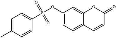 (2-oxochromen-7-yl) 4-methylbenzenesulfonate 结构式