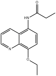 N-(8-ethoxyquinolin-5-yl)propanamide Struktur