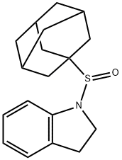 1-(1-adamantylsulfinyl)-2,3-dihydroindole Structure