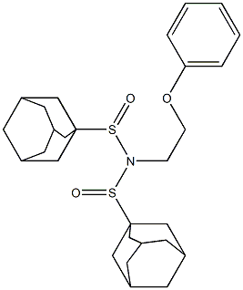 N-(1-adamantylsulfinyl)-N-(2-phenoxyethyl)adamantane-1-sulfinamide|