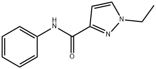 1-ethyl-N-phenylpyrazole-3-carboxamide Structure