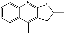 2,4-dimethyl-2,3-dihydrofuro[2,3-b]quinoline Structure