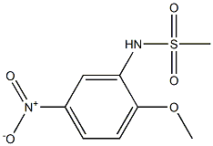 N-(2-methoxy-5-nitrophenyl)methanesulfonamide Structure