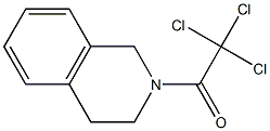 2,2,2-trichloro-1-(3,4-dihydro-1H-isoquinolin-2-yl)ethanone,,结构式