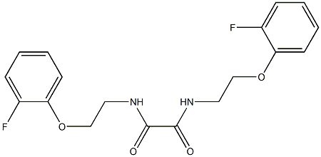  N,N'-bis[2-(2-fluorophenoxy)ethyl]oxamide