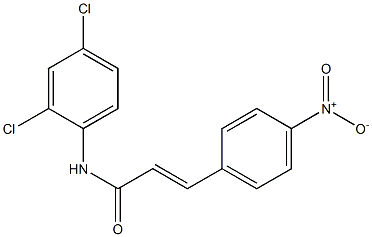 (E)-N-(2,4-dichlorophenyl)-3-(4-nitrophenyl)prop-2-enamide Structure