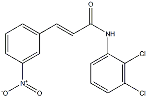  (E)-N-(2,3-dichlorophenyl)-3-(3-nitrophenyl)prop-2-enamide