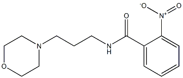 N-(3-morpholin-4-ylpropyl)-2-nitrobenzamide Structure
