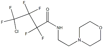 4-chloro-2,2,3,3,4,4-hexafluoro-N-(2-morpholin-4-ylethyl)butanamide Structure